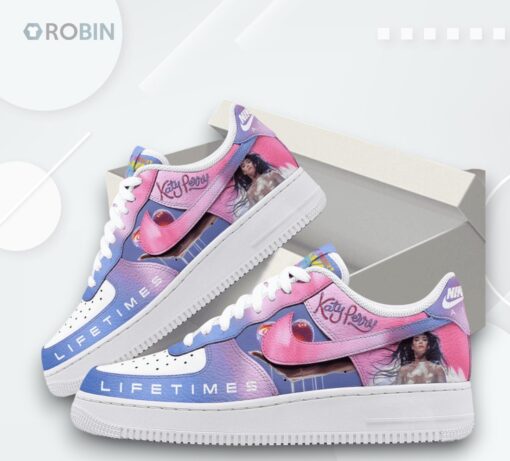 Katy Perry Album Artwork Air Force 1 Sneakers   Unique Design Shoes
