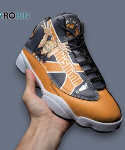 Kei Tsukishima Inspired Jordan 13 Sneakers with Unique Print Design