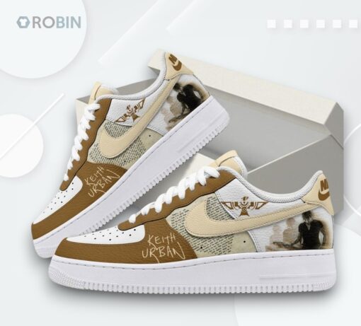 Keith Urban ‘You’ll Think of Me’ Air Force 1 Shoes   Unique Printed Design