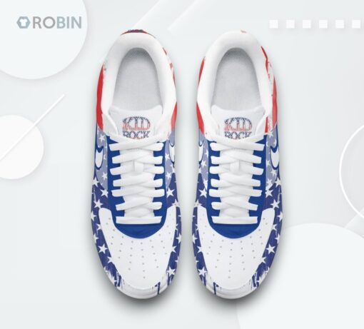 Kid Rock Inspired Air Force 1 Shoes   Born Free Design for True Fans