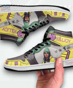 Killjoy Valorant Agent Jordan 1 High Sneakers For Gamer MN13 Killjoy Valorant Agent Jordan 1 High Sneakers For Gamer MN13