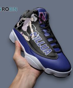 Killua Zoldyck Inspired Jordan 13 Sneakers – Unique Anime Design Footwear