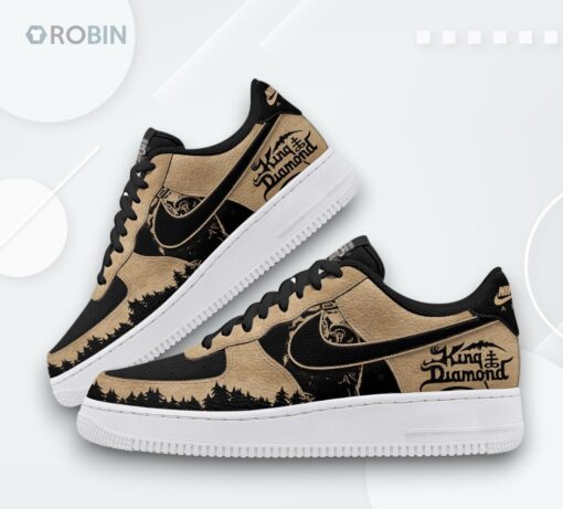 King Diamond Graphic Air Force 1 Sneakers   Unique Design & Style