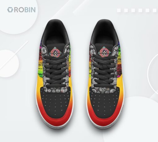 Kiss Rock Band Air Force 1 Shoes   Loving Healing Design for Fans