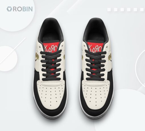 Korn Freak On A Leash Graphic Air Force 1 Sneakers   Unique Fan Design