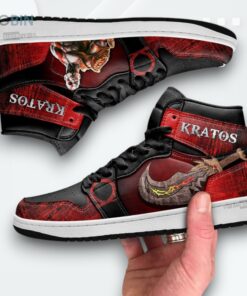 Kratos God of War Jordan 1 High Sneakers – Custom Printed Shoes Kratos God of War Jordan 1 High Sneakers – Custom Printed Shoes