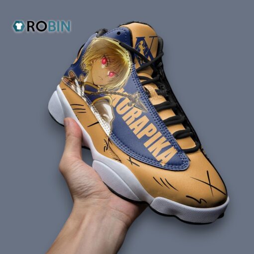 Kurapika Inspired Jordan 13 Sneakers – Anime Streetwear Footwear for Fans