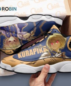 Kurapika Inspired Jordan 13 Sneakers – Anime Streetwear Footwear for Fans