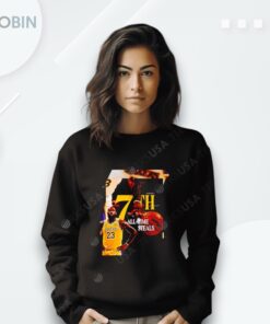 Lebron James 7th Nba All Time Steals Shirt