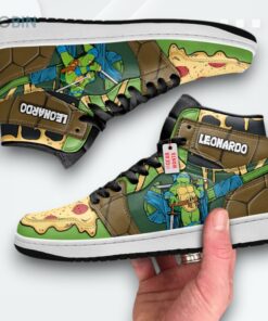 Leonardo TMNT Jordan 1 High – Custom Sneakers Leonardo TMNT Jordan 1 High – Custom Sneakers