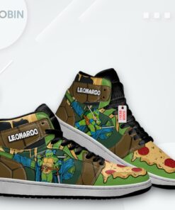 Leonardo TMNT Jordan 1 High – Custom Sneakers Leonardo TMNT Jordan 1 High – Custom Sneakers