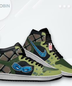 Leonardo TMNT Jordan 1 High – Ninja Turtles Sneakers Mask Edition