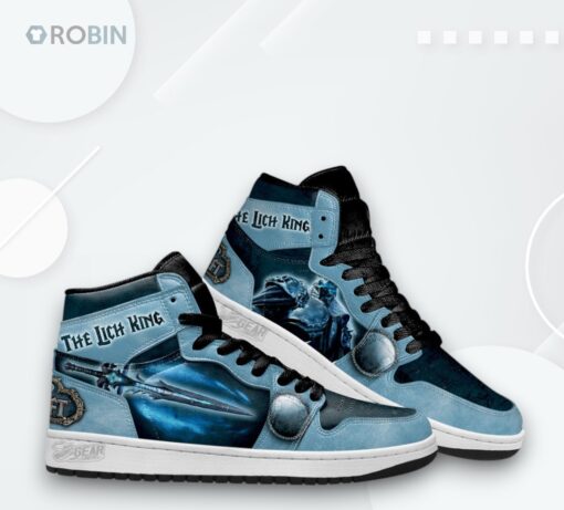 Lich King Jordan 1 High – Warcraft Sneakers