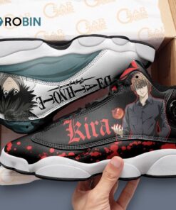 Light Yagami & Ryuk Graphic Jordan 13 Sneakers – Trendy Anime Inspired Footwear