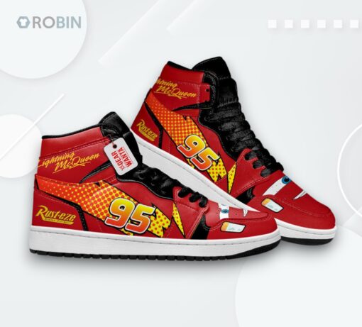 Lightning McQueen Custom Jordan 1 High – Cars Movie Sneakers