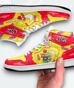 Lisa Simpson Jordan 1 High Sneakers – Custom Simpsons Design Lisa Simpson Jordan 1 High Sneakers – Custom Simpsons Design
