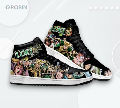 Loki Avenger Jordan 1 High – Custom Sneakers