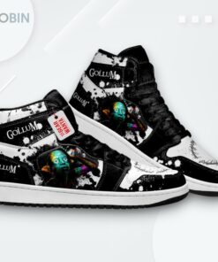Lord of the Rings Gollum Jordan 1 High Top Sneakers