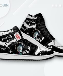 Lord of the Rings Jordan 1 High – Frodo Custom Sneakers Lord of the Rings Jordan 1 High – Frodo Custom Sneakers