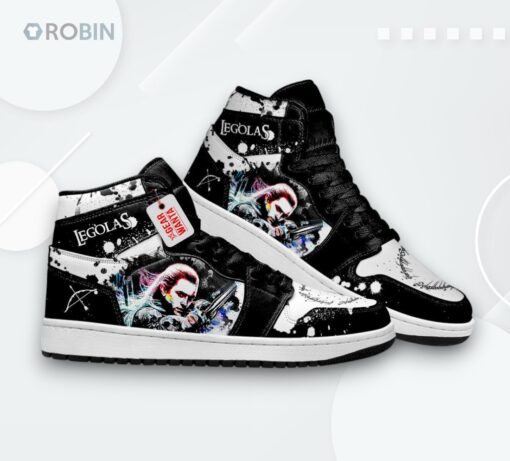 Lord of the Rings Legolas Jordan 1 High Sneakers – Custom LOTR Shoes