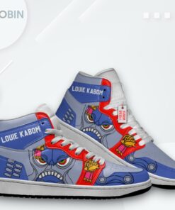 Louie Kaboom Jordan 1 High – Custom Graffiti Art Sneakers
