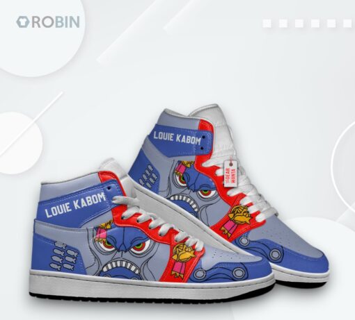 Louie Kaboom Jordan 1 High – Custom Graffiti Art Sneakers