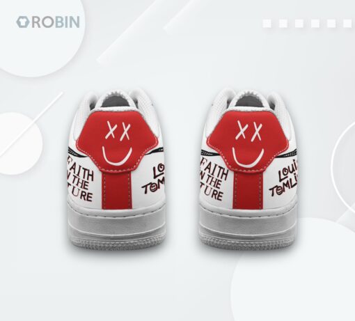 Louis Tomlinson Faith In The Future Print Air Force 1 Shoes   Limited Edition