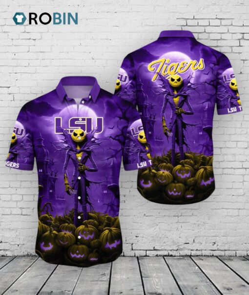 LSU Tigers Halloween Jack O’ Lantern Hawaiian Shirt