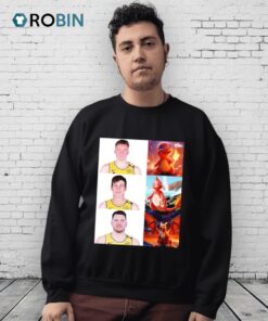 Luka Austin Dalton Charmander Evolution Pokemon Shirt