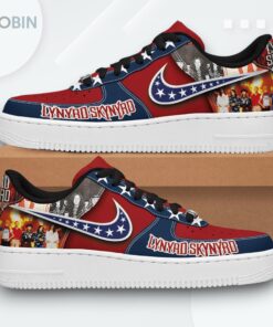 Lynyrd Skynyrd Air Force 1 Shoes   Gimme Three Steps Graphic Design Sneakers