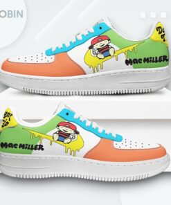 Mac Miller My Favorite Part Air Force 1 Shoes   Unique Design for Fans