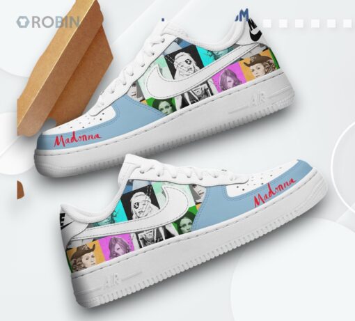 Madonna ‘Back That Up’ Air Force 1 Shoes   Unique Printed Design