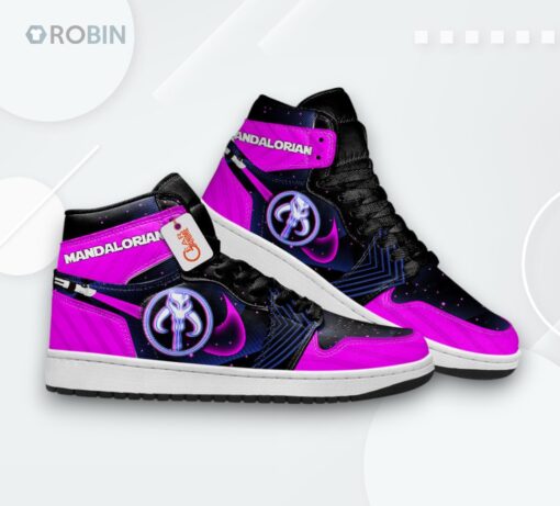 Mandalorian Beskar Armor Jordan 1 High – Custom Sneakers