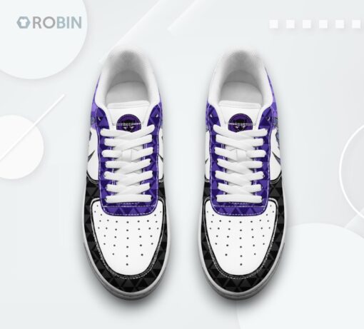 Marvel Black Panther Air Force 1 Shoes   Wakanda Forever Design