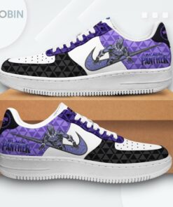 Marvel Black Panther Air Force 1 Shoes   Wakanda Forever Design
