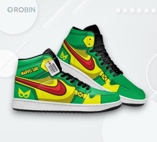Marvel Girl Custom Jordan 1 High – Comic Book Sneakers