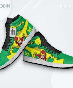 Marvel Girl Custom Jordan 1 High Sneakers – Comic Book Shoes Marvel Girl Custom Jordan 1 High Sneakers – Comic Book Shoes