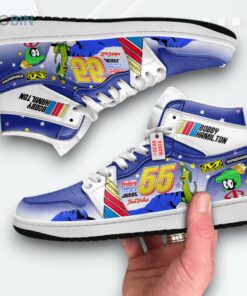 Marvin Martian Jordan 1 High Custom Sneakers #55 Marvin Martian Jordan 1 High Custom Sneakers #55