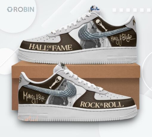 Mary J. Blige Air Force 1 Shoes Rock & Roll Hall of Fame Design