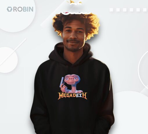Megadeth E.T. Alien With Gun Shirt