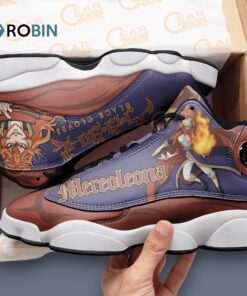 Mereoleona Vermillion Jordan 13 Sneakers – Stylish Printed Design for Trendsetters