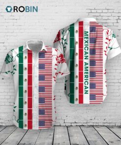 Mexican American Aloha Shirt –  Hawaiian Print Fusion