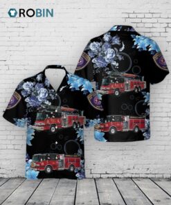 Mexican Fire Rescue Hawaiian Shirt NM Bernalillo County