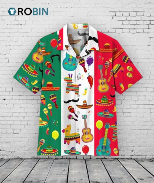 Mexican Hawaiian Shirt, Cinco De Mayo Mexico Hawaiian Shirts
