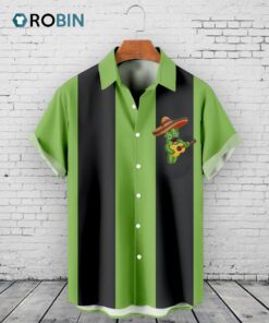 Mexican Hawaiian Shirt, Cinco De Mayo Singing Cactus Hawaiian Shirt