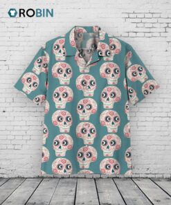 Mexican Skull Hawaiian Shirt –  3D Print Aloha Shirt
