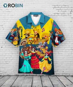 Mexican Skull Hawaiian Shirt –  Cinco De Mayo Aloha Shirt