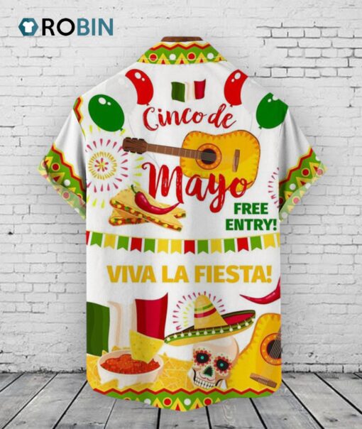 Mexican Skull Hawaiian Shirt Cinco De Mayo Beach Shirt