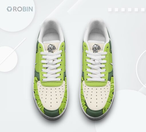 MF Doom Rapp Snitch Knishes Graphic Air Force 1 Sneakers