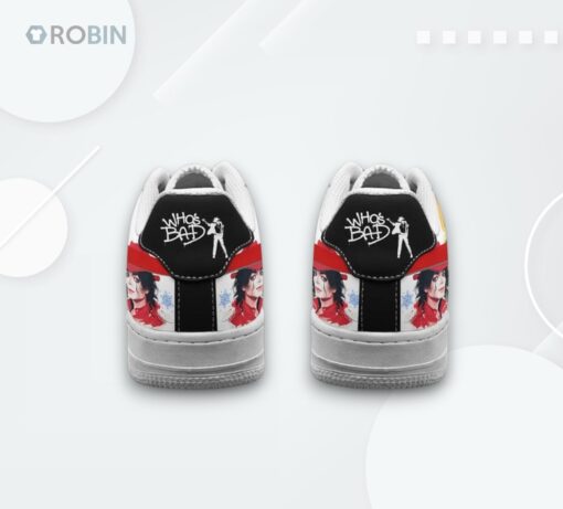 Michael Jackson Christmas Badmas Air Force 1 Shoes   Unique Design